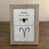 Aries Fire Zodiac Sea Glass Framed Art - image 7