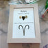 Aries Fire Zodiac Sea Glass Framed Art - image 4