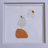 Little Bird & Daisy Nature-Inspired Sea Glass Framed Art - image 8