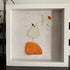 Little Bird & Daisy Nature-Inspired Sea Glass Framed Art - image 7