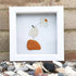 Little Bird & Daisy Nature-Inspired Sea Glass Framed Art - image 4