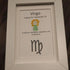 Virgo Essence Zodiac Sea Glass Framed Art - image 9