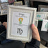 Virgo Essence Zodiac Sea Glass Framed Art - image 0