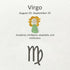 Virgo Essence Zodiac Sea Glass Framed Art - image 2