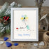 "Love & Blooms" Birthday Bird Sea Glass Framed Art - White - 8" X 6" - image 14