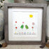Sunlit True Friendship Bird Sea Glass Framed Art - image 4
