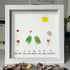 Sunlit True Friendship Bird Sea Glass Framed Art - image 0