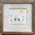 Sunlit True Friendship Bird Sea Glass Framed Art - image 3