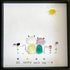 Sunny Companion Cat Sea Glass Framed Art - image 9