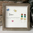 "Sister, Forever Friend" Sea Glass Framed Art - image 6