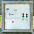 "Sister, Forever Friend" Sea Glass Framed Art - image 5
