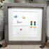 "Sister, Forever Friend" Sea Glass Framed Art - image 4