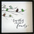 Together We Make A Family Bird Sea Glass Framed Art - image 4
