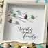 Together We Make A Family Bird Sea Glass Framed Art - image 6