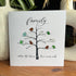 Where Life Begins & Love Never Ends Sea Glass Framed Art - Seaglass Card - 8" X 8" - image 1