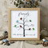 Where Life Begins & Love Never Ends Sea Glass Framed Art - Oak - 8" X 8" - image 10