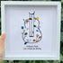 "Without Music, Life Would Be Boring" Sea Glass Framed Art - image 0