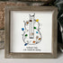 "Without Music, Life Would Be Boring" Sea Glass Framed Art - image 6