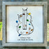 "Without Music, Life Would Be Boring" Sea Glass Framed Art - image 9