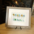 Family Birds & Balloon Sea Glass Framed Art - image 5