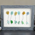 Family Birds & Balloon Sea Glass Framed Art - image 7