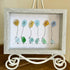 Family Birds & Balloon Sea Glass Framed Art - image 6