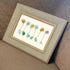 Family Birds & Balloon Sea Glass Framed Art - image 8