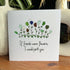 Friendship Sweet Quote Sea Glass Framed Art - Seaglass Card - 8" X 8" - image 1