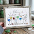 Cocktail Party Sea Glass Framed Art - Retro White - 6" X 8" - image 11