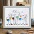 Cocktail Party Sea Glass Framed Art - White - 6" X 8" - image 10