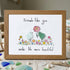 Friends Like You Make Life More Beautiful Sea Glass Framed Art - Walnut Brown - 6" X 8" - image 7