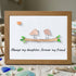 Always My Daughter Birds Sea Glass Framed Art Gift for Daughter - Walnut Brown - 6" X 8" - image 11