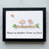 Always My Daughter Birds Sea Glass Framed Art Gift for Daughter - Black - 6" X 8" - image 12