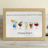 Happy Hour Colourful Sea Glass Framed Art Gift For Cocktail Lover - Oak - 6" X 8" - image 7