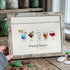 Happy Hour Colourful Sea Glass Framed Art Gift For Cocktail Lover - Retro White - 6" X 8" - image 11
