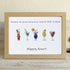 Happy Hour Cocktail Sea Glass Framed Art - Oak - 6" X 8" - image 7