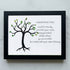 Lesson From A Tree Sea Glass Framed Art - Black - 6" X 8" - image 13