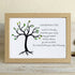 Lesson From A Tree Sea Glass Framed Art - Oak - 6" X 8" - image 11