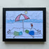 A Beach Day Joy Of Companionship Sea Glass Framed Art - Black - 6" X 8" - image 11