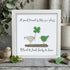 Four-leaf Clover Friendship Sea Glass Framed Art - White - 8" X 8" - image 11