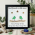 Good Friends Are Like Stars Birds Sea Glass Framed Art - Black - 8" X 8" - image 9