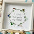 I Love That You're My Friend Wreath Sea Glass Framed Art - image 5