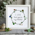 I Love That You're My Friend Wreath Sea Glass Framed Art - White - 8" X 8" - image 12