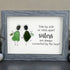 Sisters Connected by Heart Sea Glass Framed Art - image 0