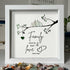 Sweet Flock Of Birds Family Sea Glass Framed Art - image 0