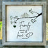 Sweet Flock Of Birds Family Sea Glass Framed Art - image 4