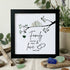 Sweet Flock Of Birds Family Sea Glass Framed Art - Black - 8" X 8" - image 11