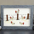 Rustic Farmhouse Roosters Sea Glass Framed Art - image 4