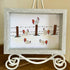 Rustic Farmhouse Roosters Sea Glass Framed Art - image 3
