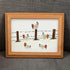 Rustic Farmhouse Roosters Sea Glass Framed Art - image 8